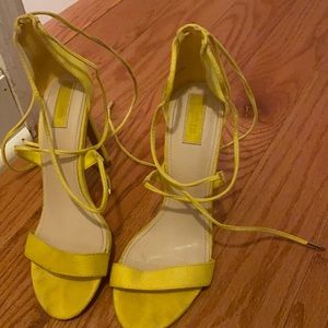 Yellow heels